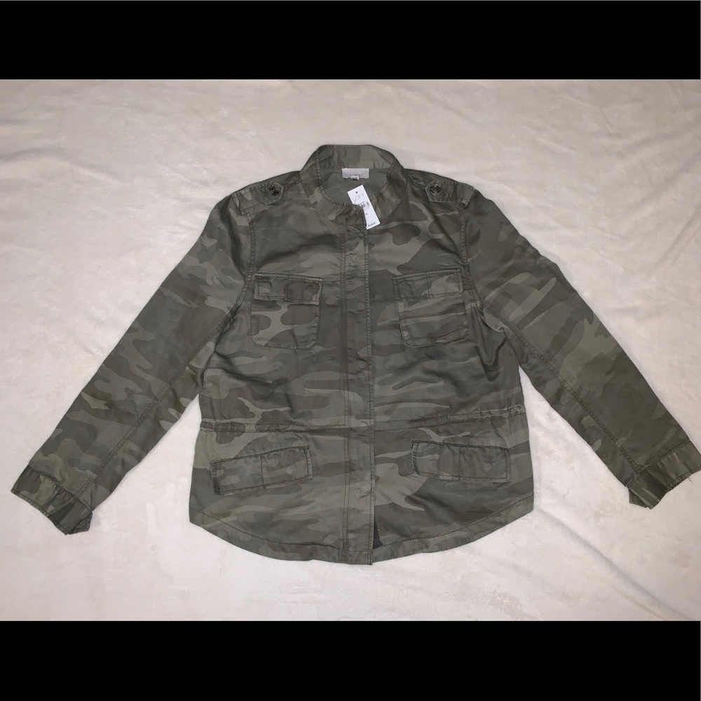 LOFT Camo Cargo Jacket